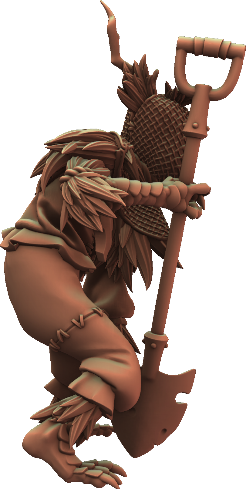 3DPZstudio - Hallowswheat - Effegy #2 - DnD/TTRPG Figure/Miniature