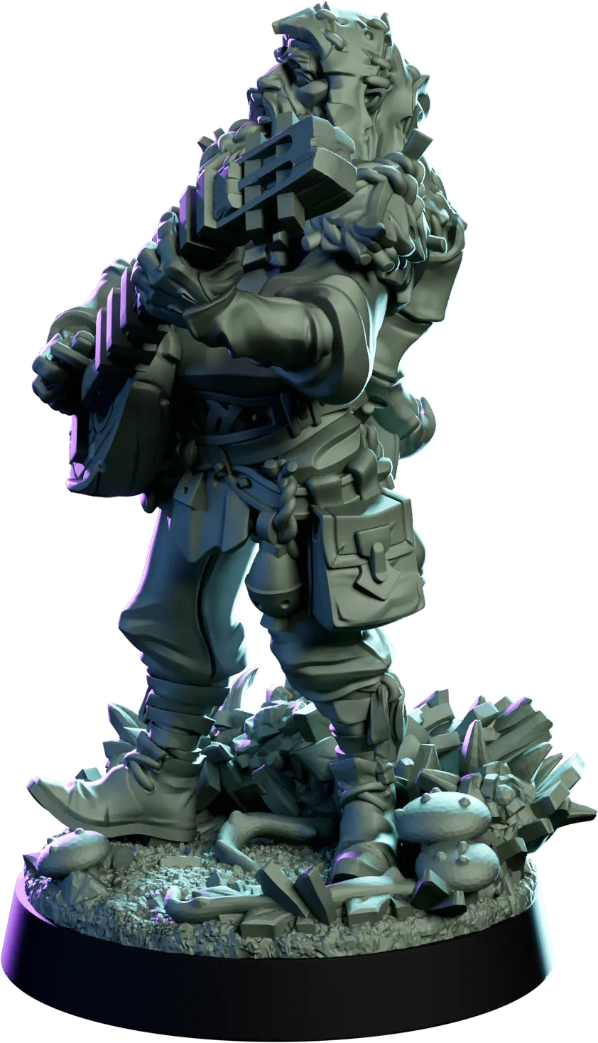 MEniatures - War of the Chromatic Dragons - Skongur Hermit - DnD/TTRPG Figure/Miniature