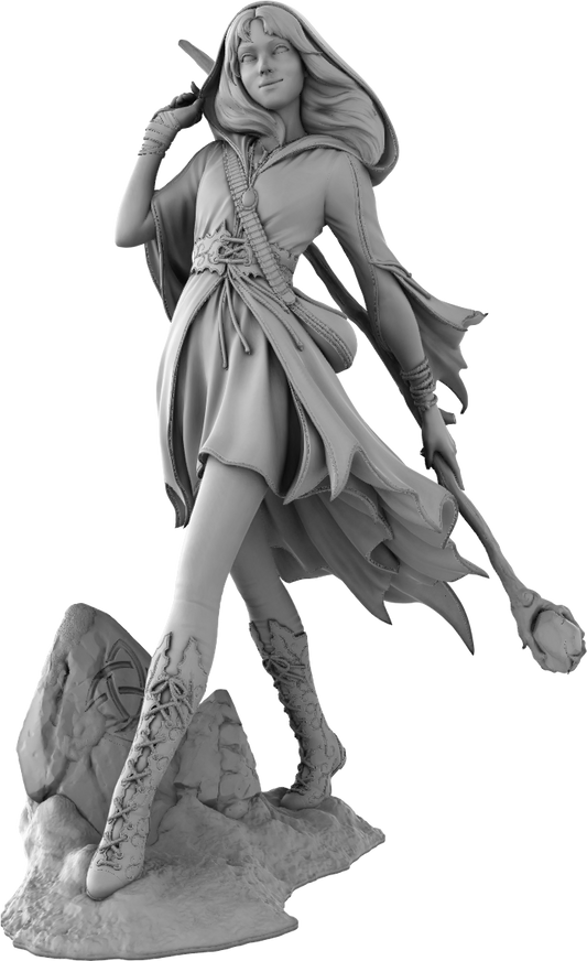 Amra 3D Art - Elements - Earth - 75mm Pin Up/Figure/Model/Diorama - Helios3DPrinting