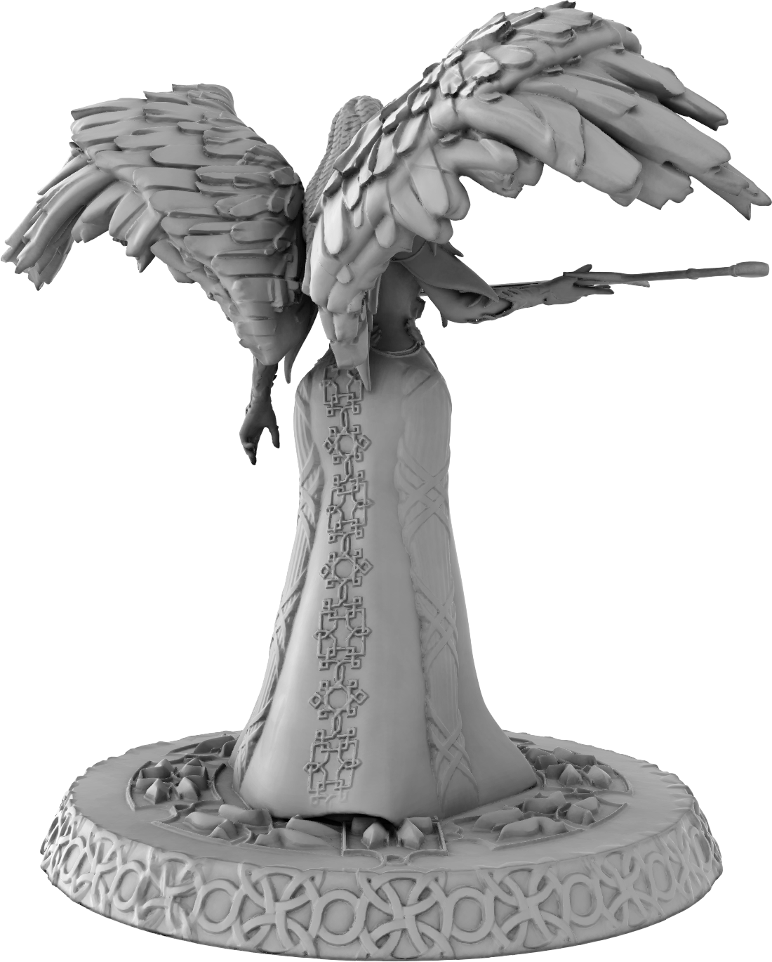 Klaus - Elara the Sword Keeper - 32/75mm DnD/TTRPG Figure/Miniature - Helios3DPrinting