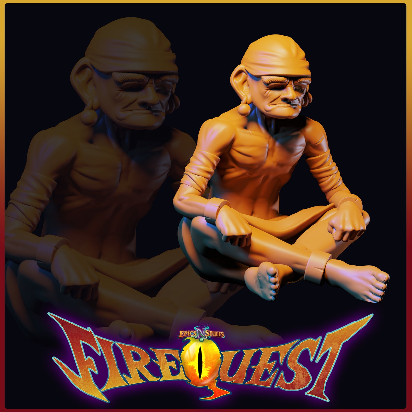 Lance Wilkinson - Fire Quest - Elder - DnD/TTRPG Figure/Miniature