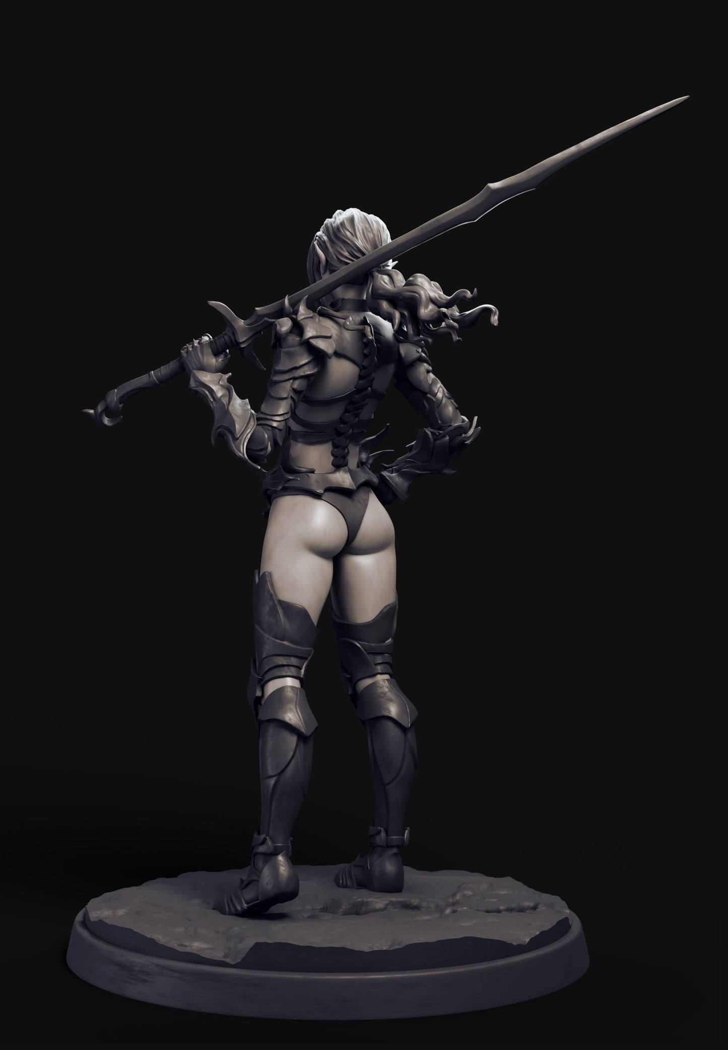 Arxila - Eldra Emberfyre Only - 75mm Pin Up/Figure/Model/Diorama