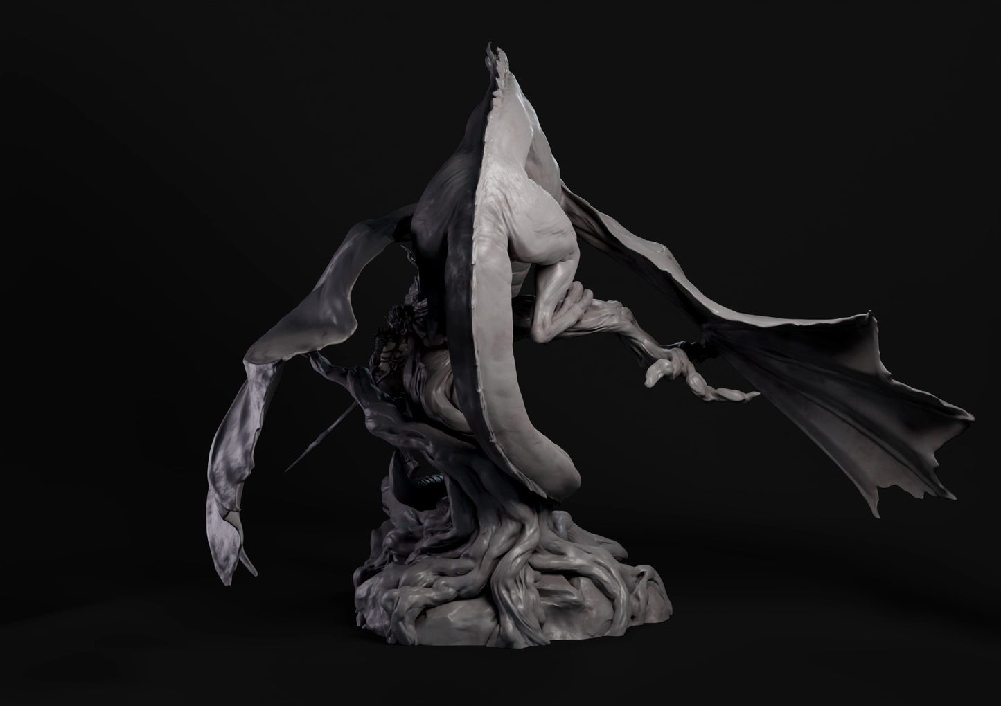 Arxila - Eldra Emberfyre, Dragon Rider - 75mm Pin Up/Figure/Model/Diorama