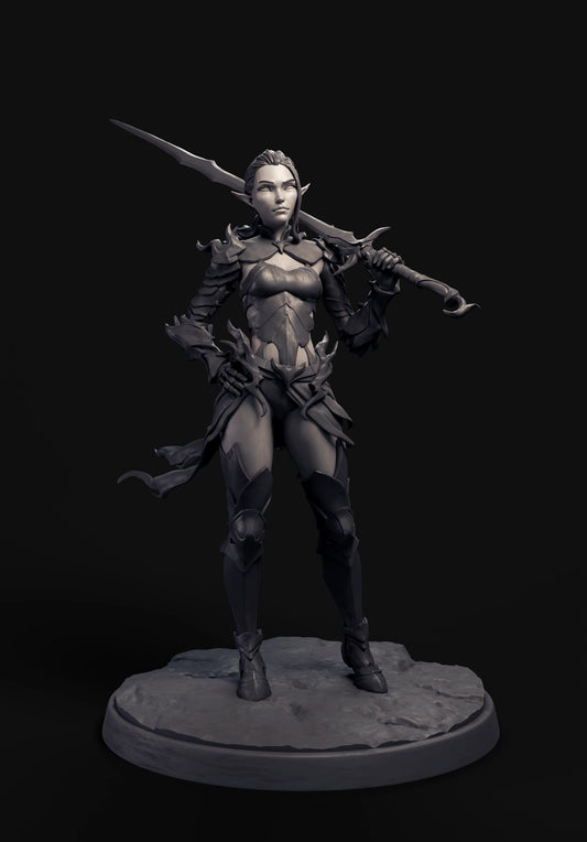 Arxila - Eldra Emberfyre Only - 75mm Pin Up/Figure/Model/Diorama