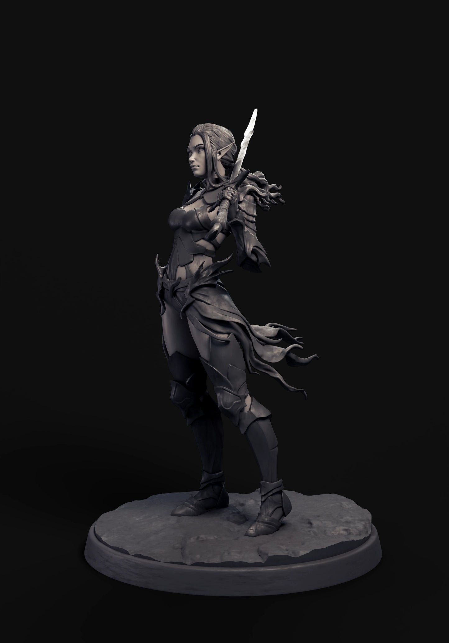 Arxila - Eldra Emberfyre Only - 75mm Pin Up/Figure/Model/Diorama