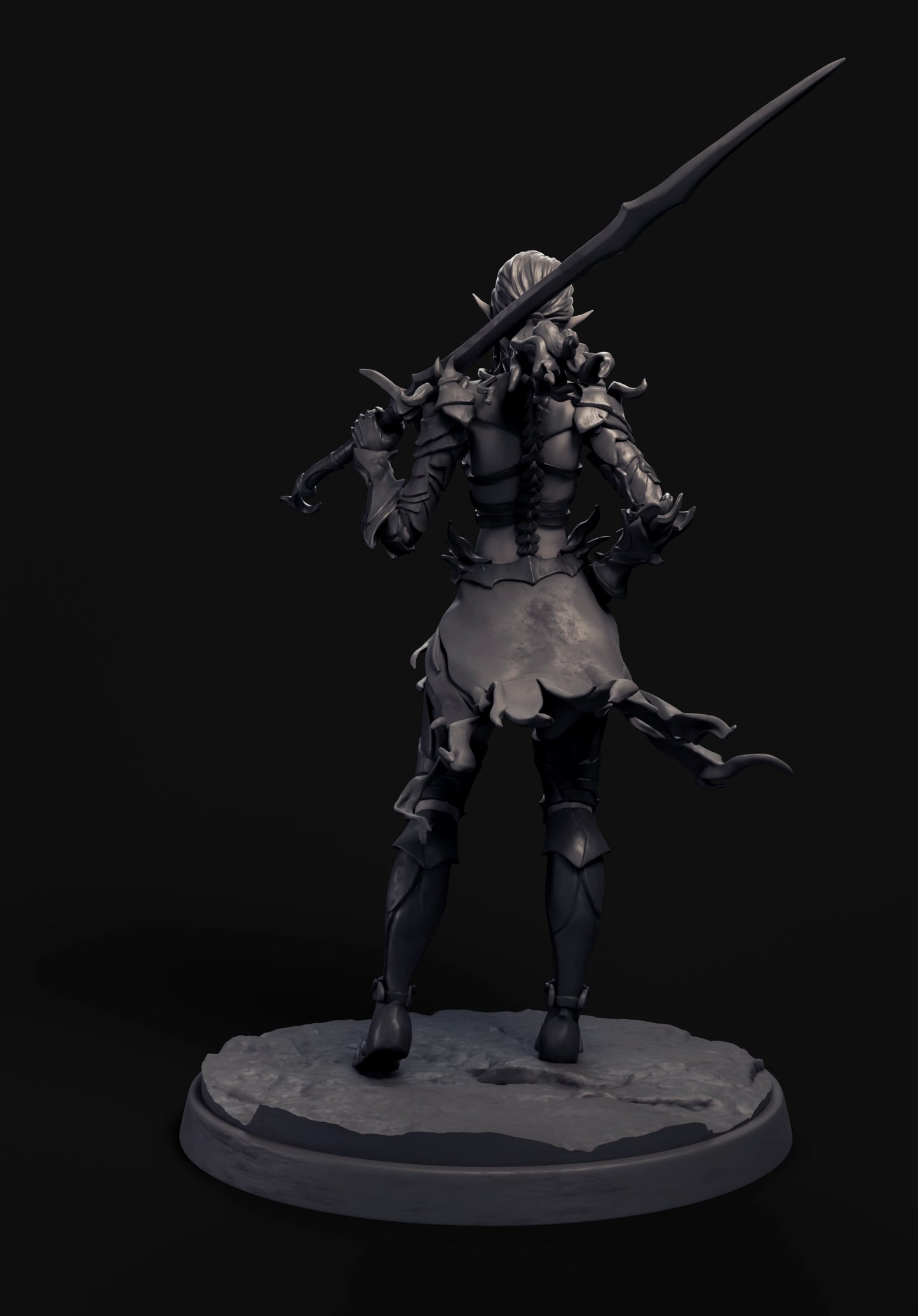 Arxila - Eldra Emberfyre Only - 75mm Pin Up/Figure/Model/Diorama