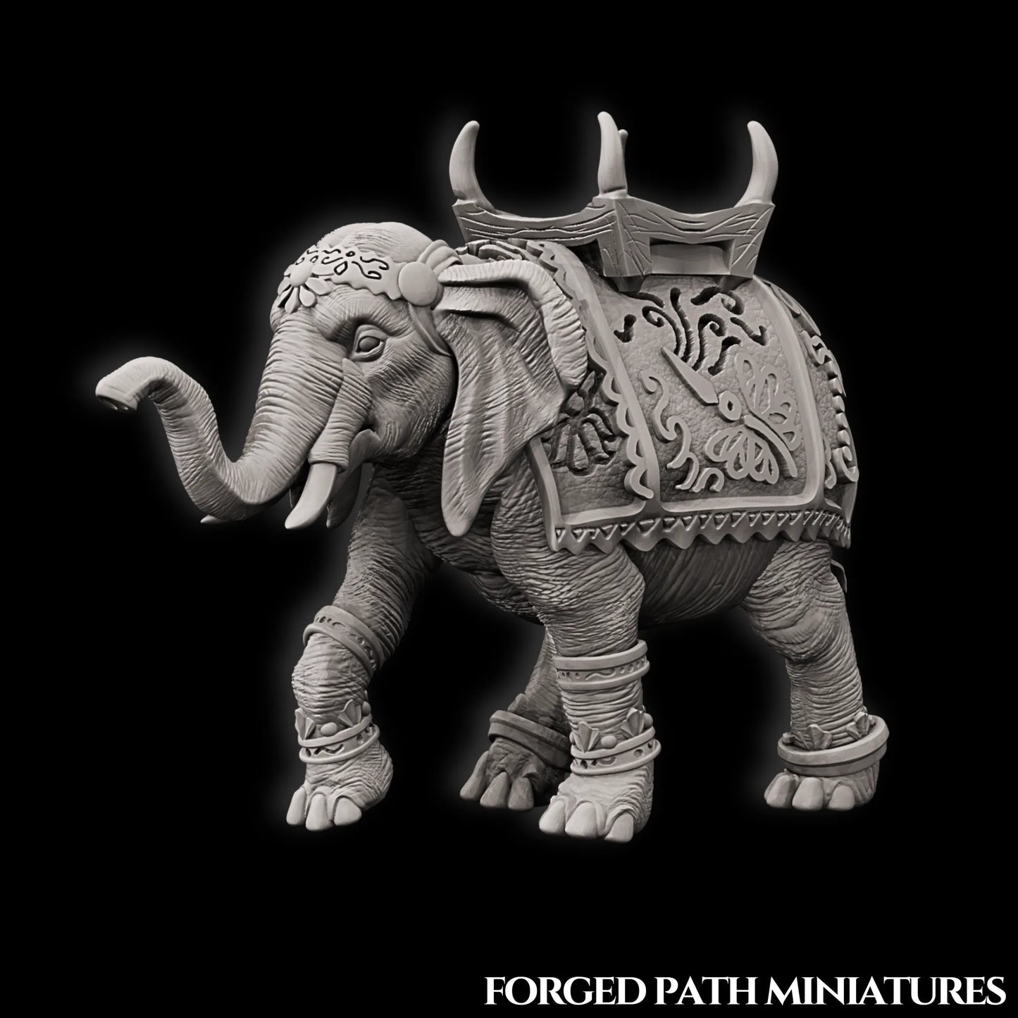 Forged Path - Willowbrook Circus - Elephant - DnD/Pathfinder/TTRPG Figure