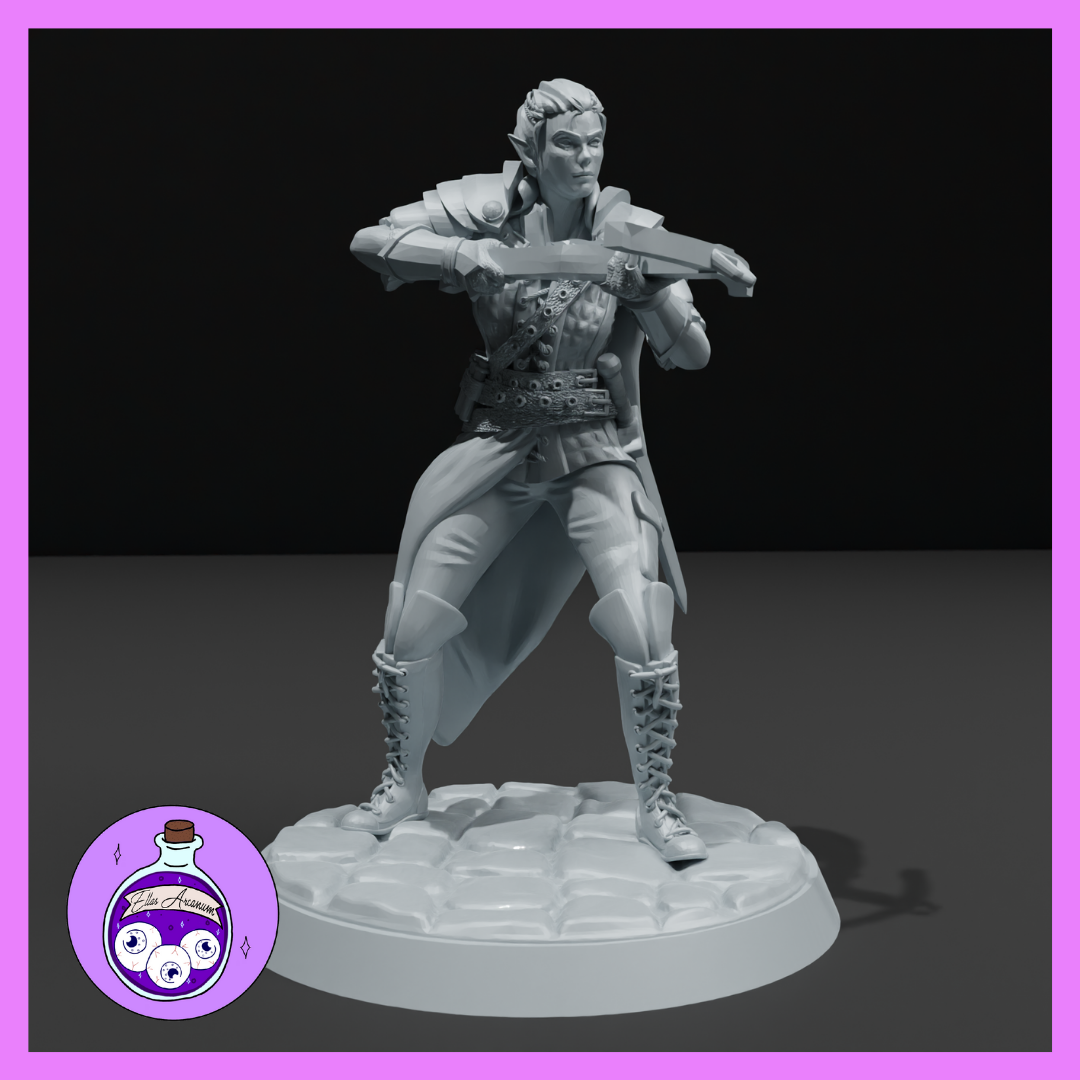 Ella's Arcanum - RPG Essentials #2 - Mercenary Elf Female - DnD/Pathfinder/TTRPG