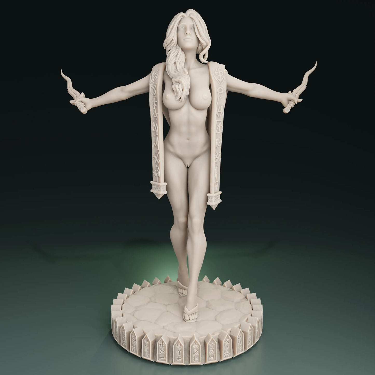 Cthulhu Girls - Cult of the Old Ones - Eliza, High Priestess - 32/75mm DnD/TTRPG Figure/Miniature
