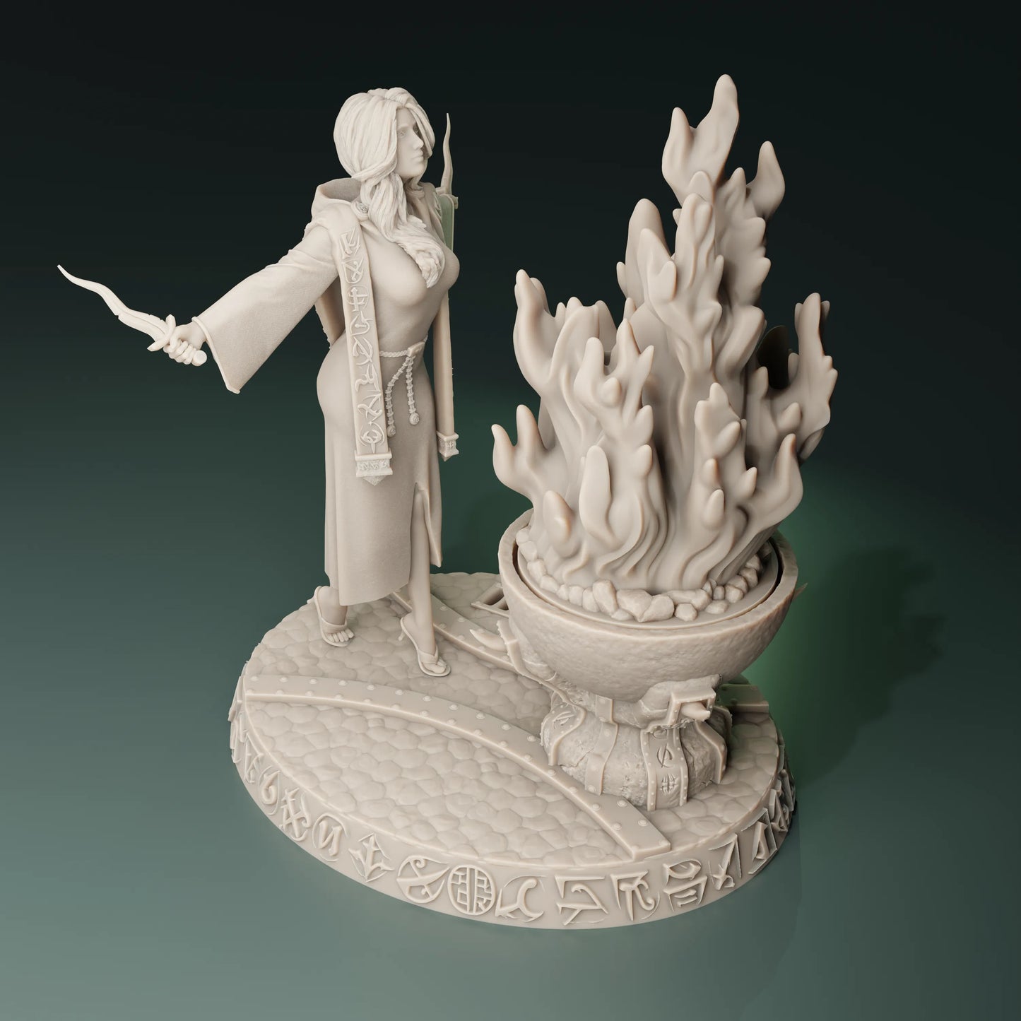 Cthulhu Girls - Cult of the Old Ones - Eliza, High Priestess - 32/75mm DnD/TTRPG Figure/Miniature