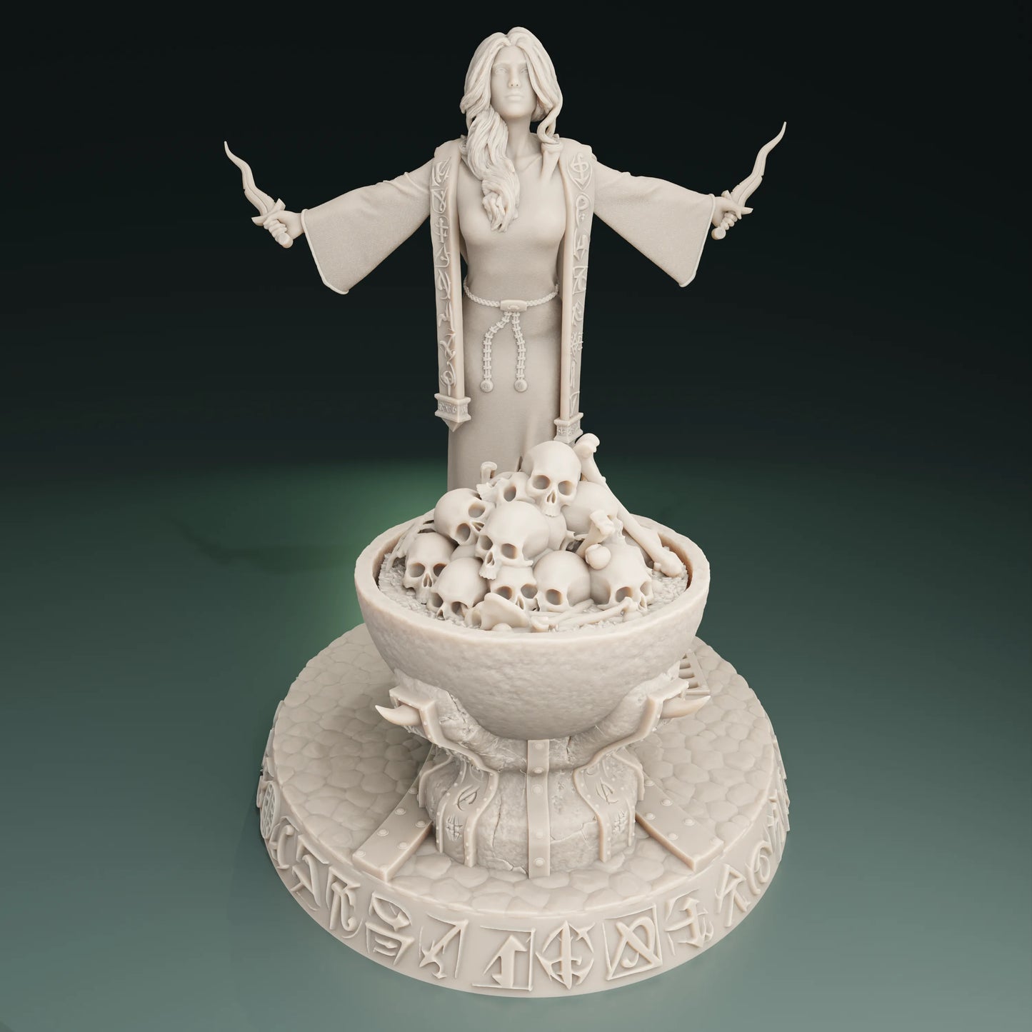 Cthulhu Girls - Cult of the Old Ones - Eliza, High Priestess - 32/75mm DnD/TTRPG Figure/Miniature
