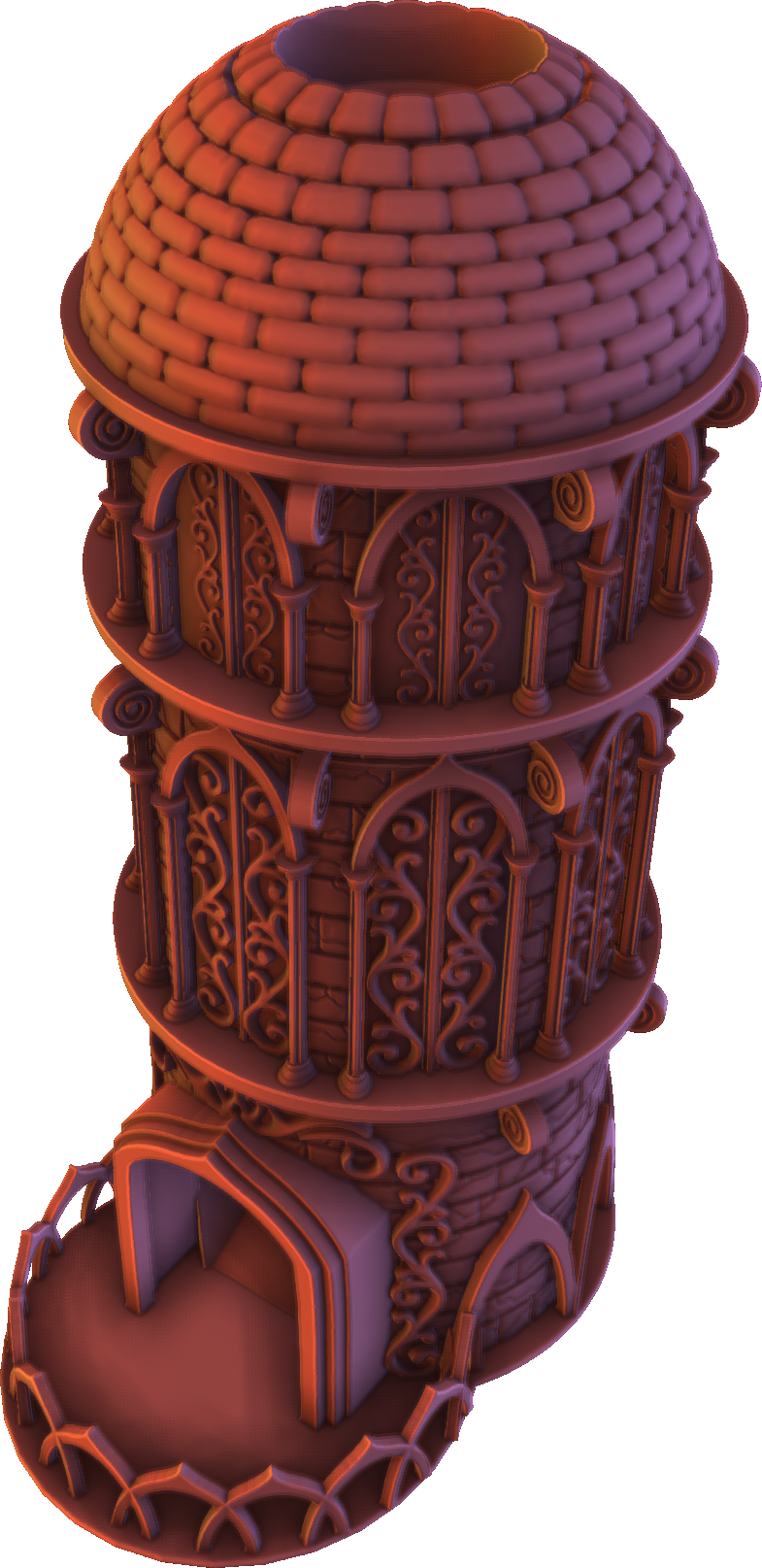 Hera'Stone - Elven Dice Tower - DnD/TTRPG/Roleplaying/Wargames