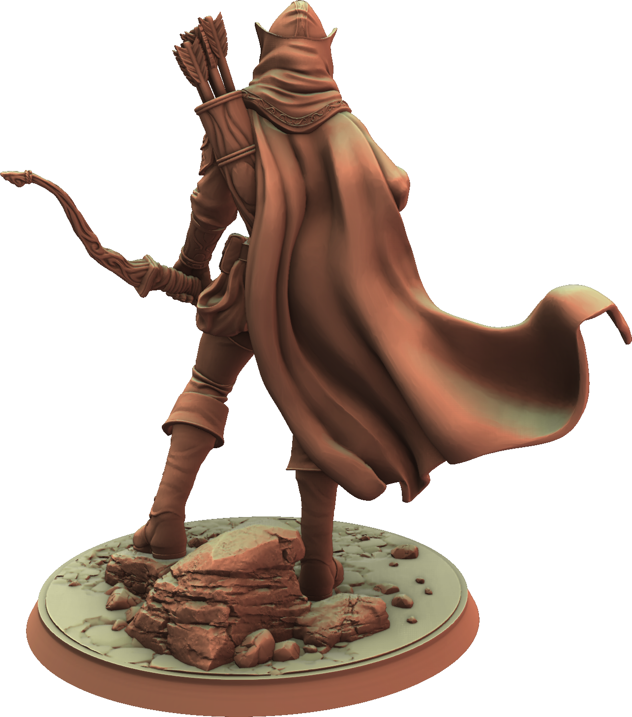Cosmondo - Dungeons & Damsels - Elven Ranger #1 - 75mm Pin Up/Figure/Model/Diorama