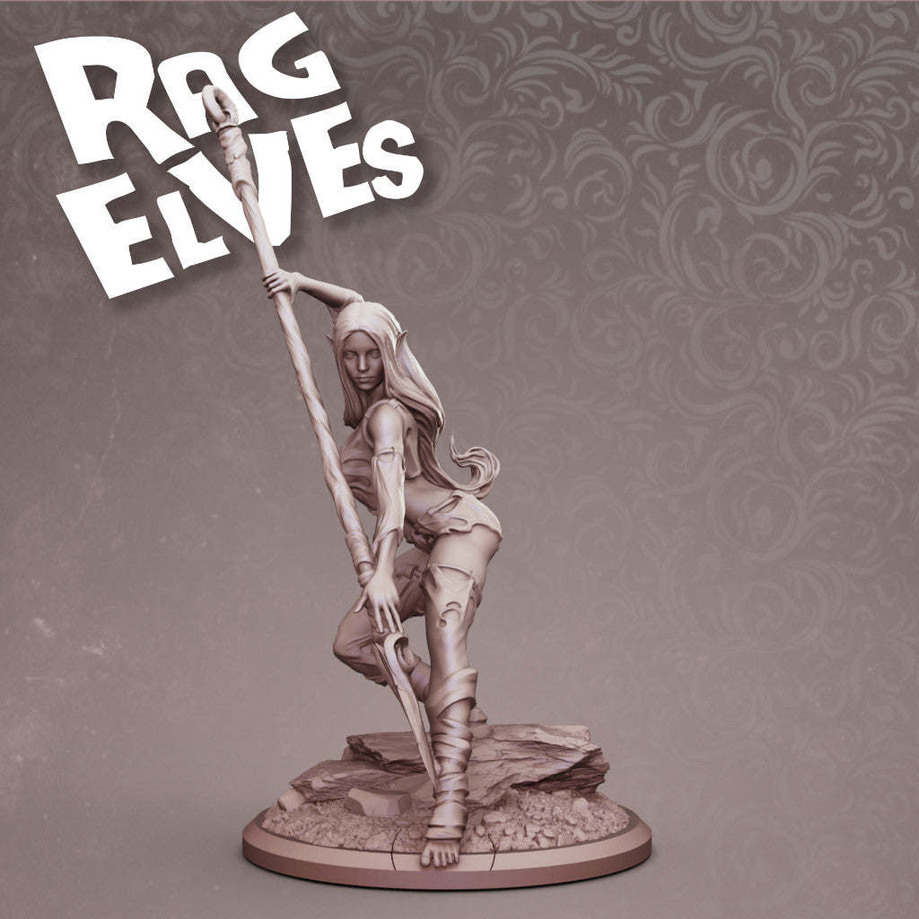 Nomad Sculpts - Elven Exile Action - 75mm Pin Up/Figure/Model/Diorama