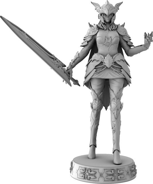 Outer Space Design - Elwyn Swordmaster - 75mm Pin Up/Figure/Model/Diorama