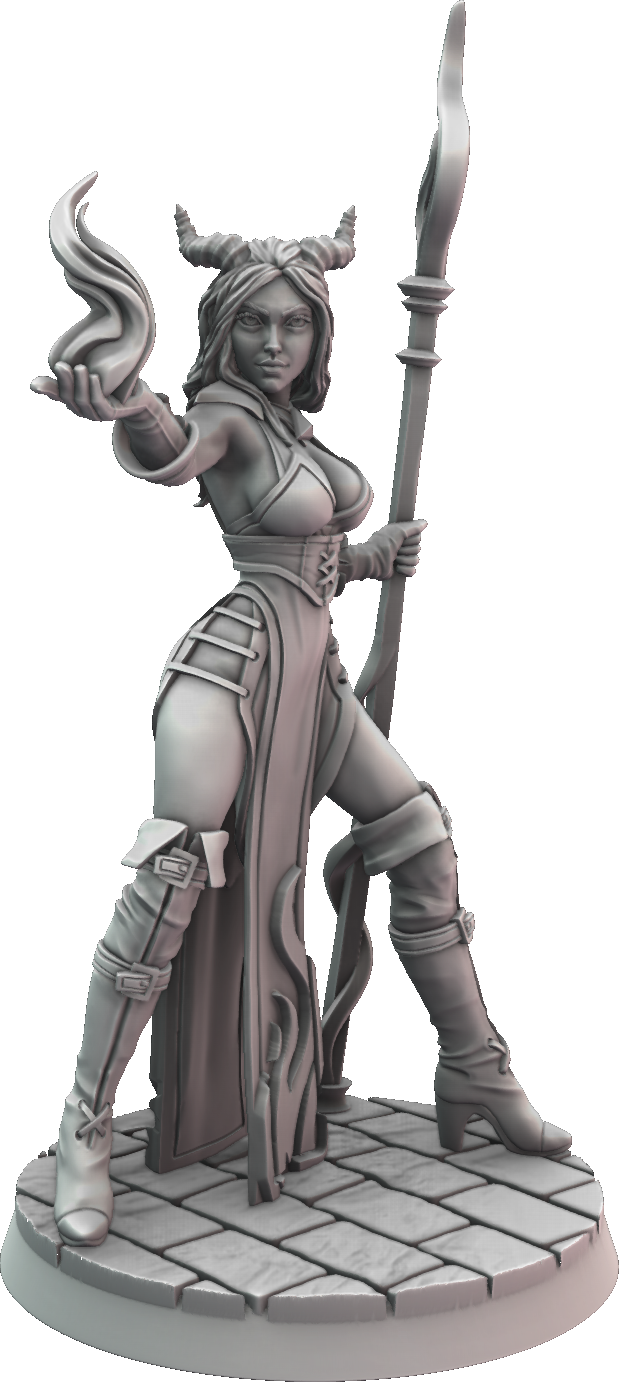 Claudia Sculpts - Sacred Forest Guardians - Emberlyn - 75mm Pin Up/Figure/Model/Diorama