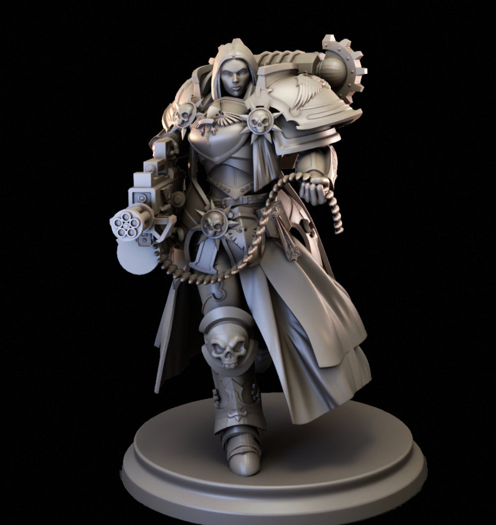 Broken Sword - Sisters of War - Iron Wrath - 75mm Pin Up/Figure/Model/Diorama