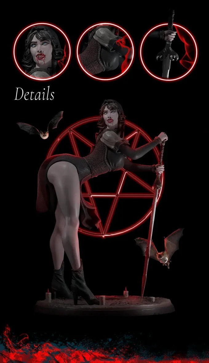 Ounce Art - Chronica of Exorcist - Vampire Esmeralda - 75/120mm Pin Up/Figure/Model/Diorama