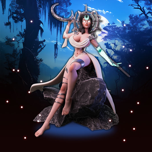 Anexeo's Forge - Woodland Witches - Estella - 32/75mm Pin Up/Figure/Model/Diorama - Helios3DPrinting