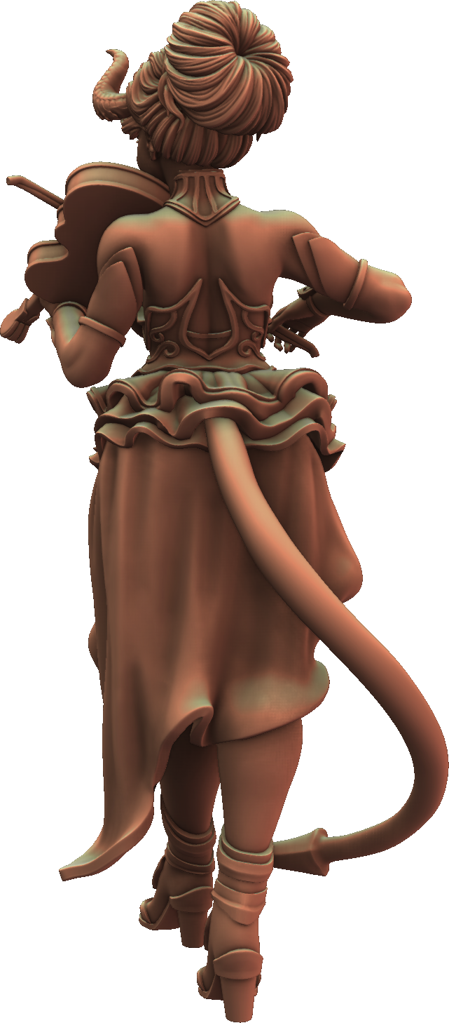 Jugglers Miniatures - Tiefling Bard #2 - DnD/TTRPG/Roleplaying/Wargames