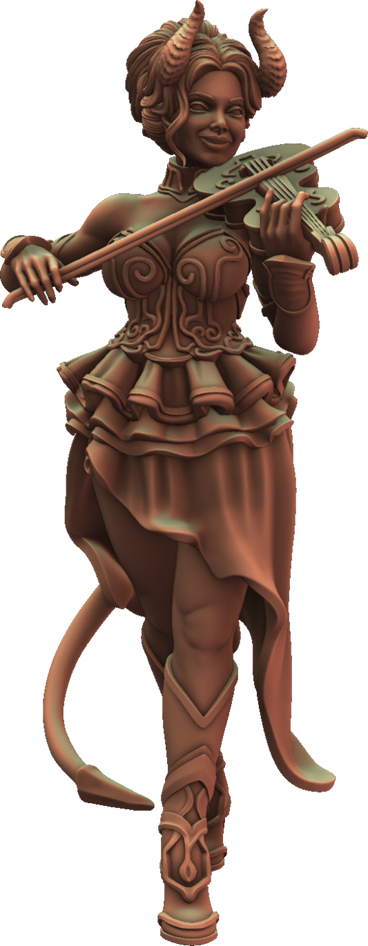 Jugglers Miniatures - Tiefling Bard #2 - DnD/TTRPG/Roleplaying/Wargames