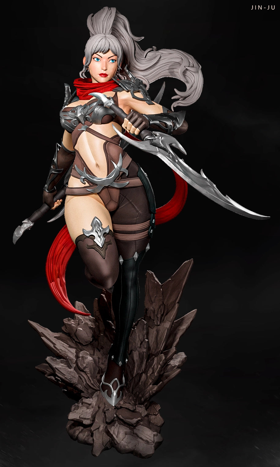 Luis Donaldo Meza - Fantasy Warrior #9.1 - 80mm Pin Up/Figure/Model/Diorama