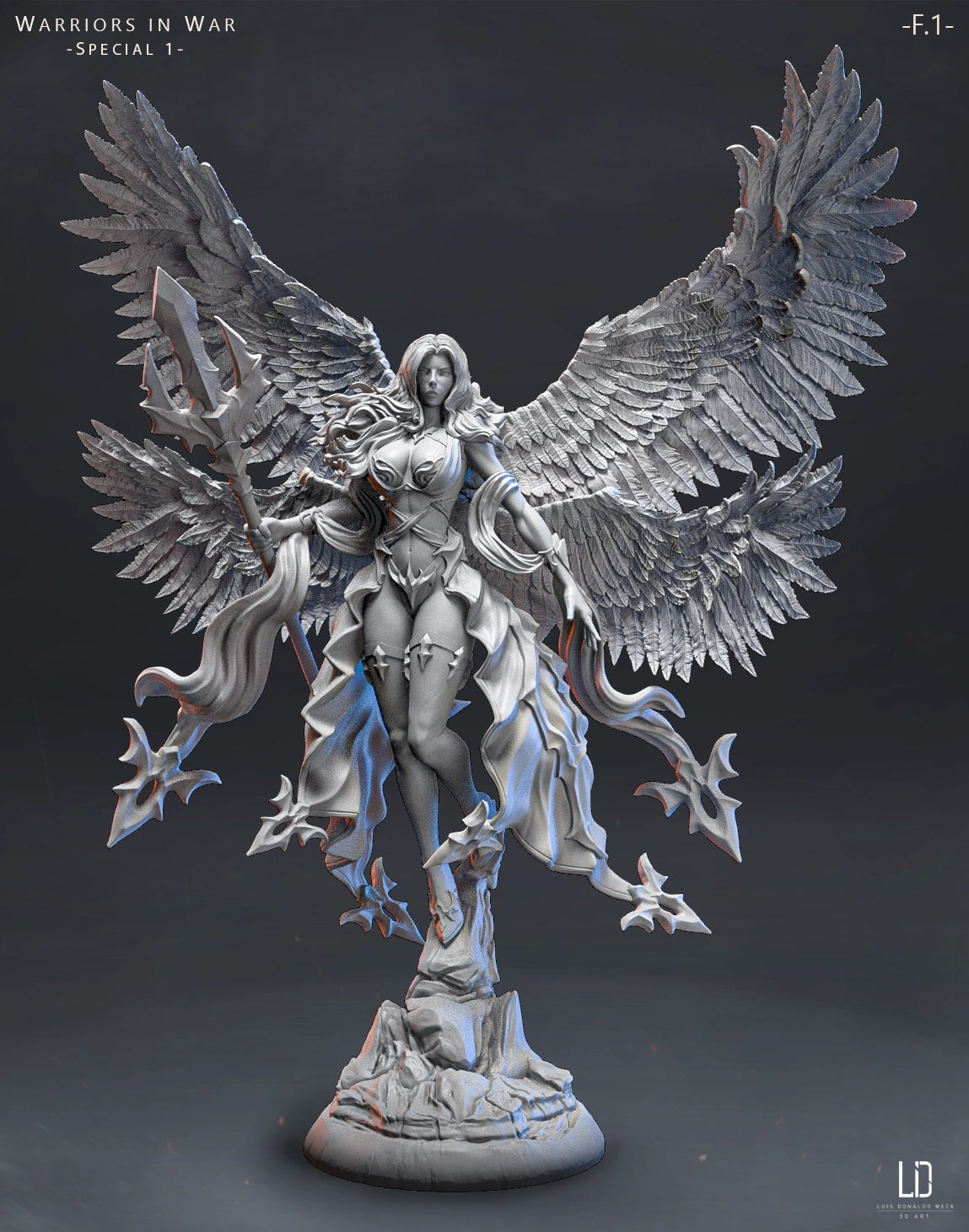 Luis Donaldo Meza - Warriors In War #1.1 - 80mm Pin Up/Figure/Model/Diorama