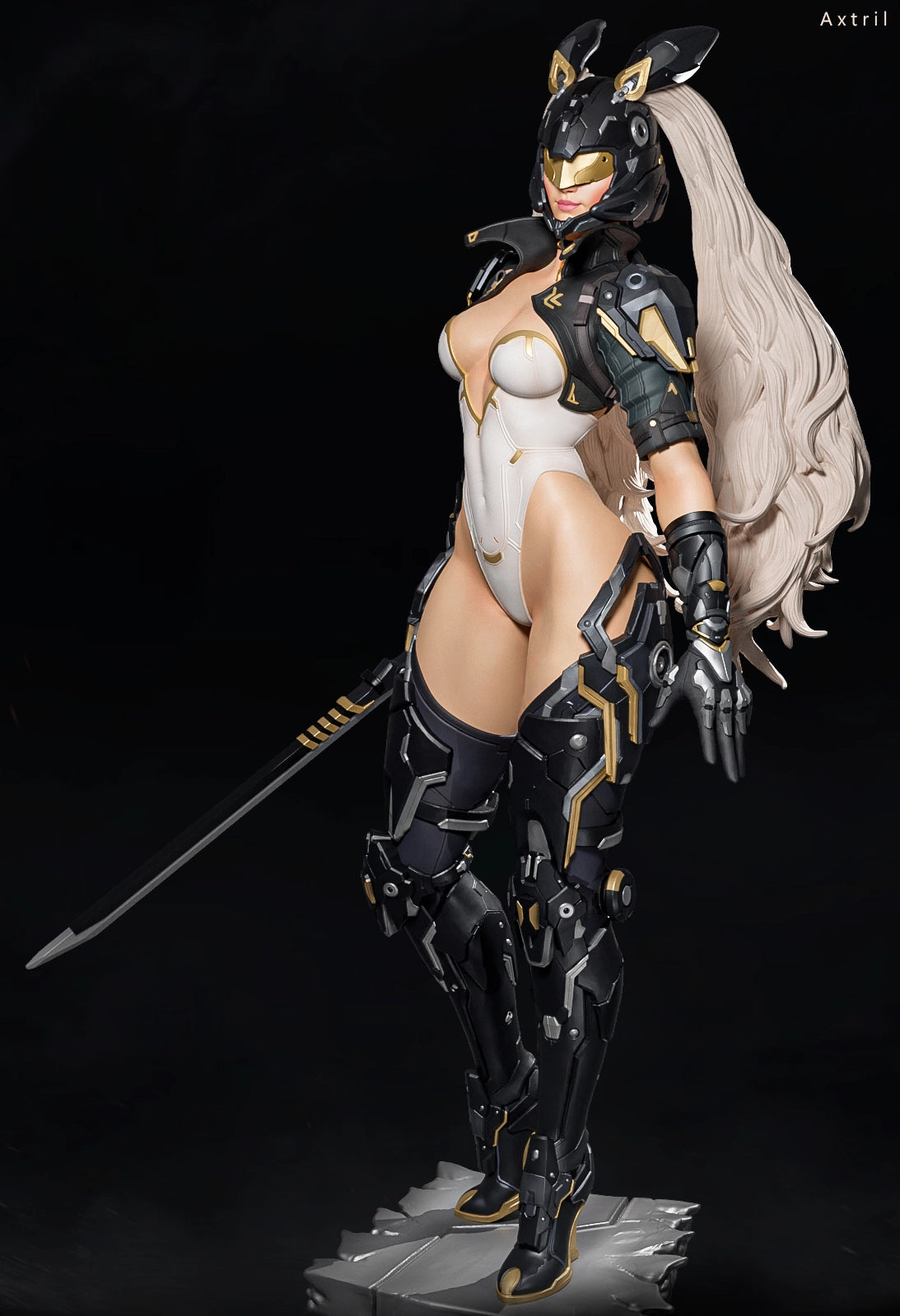 Luis Donaldo Meza - Future Warrior #2.1 - 80mm Pin Up/Figure/Model/Diorama