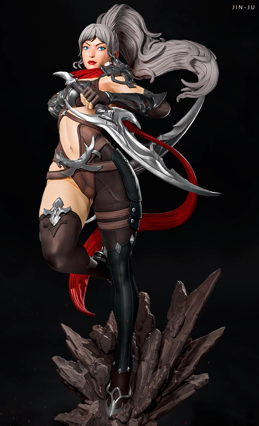 Luis Donaldo Meza - Fantasy Warrior #9.1 - 80mm Pin Up/Figure/Model/Diorama