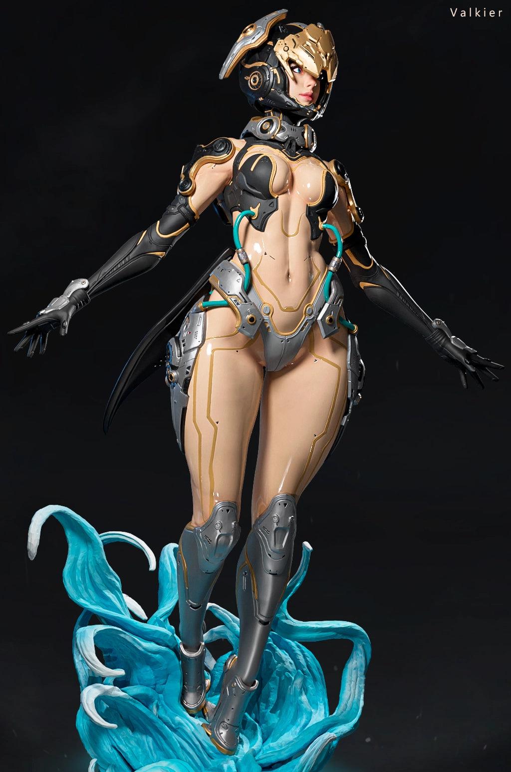 Luis Donaldo Meza - Future Warrior #3.1 - 80mm Pin Up/Figure/Model/Diorama