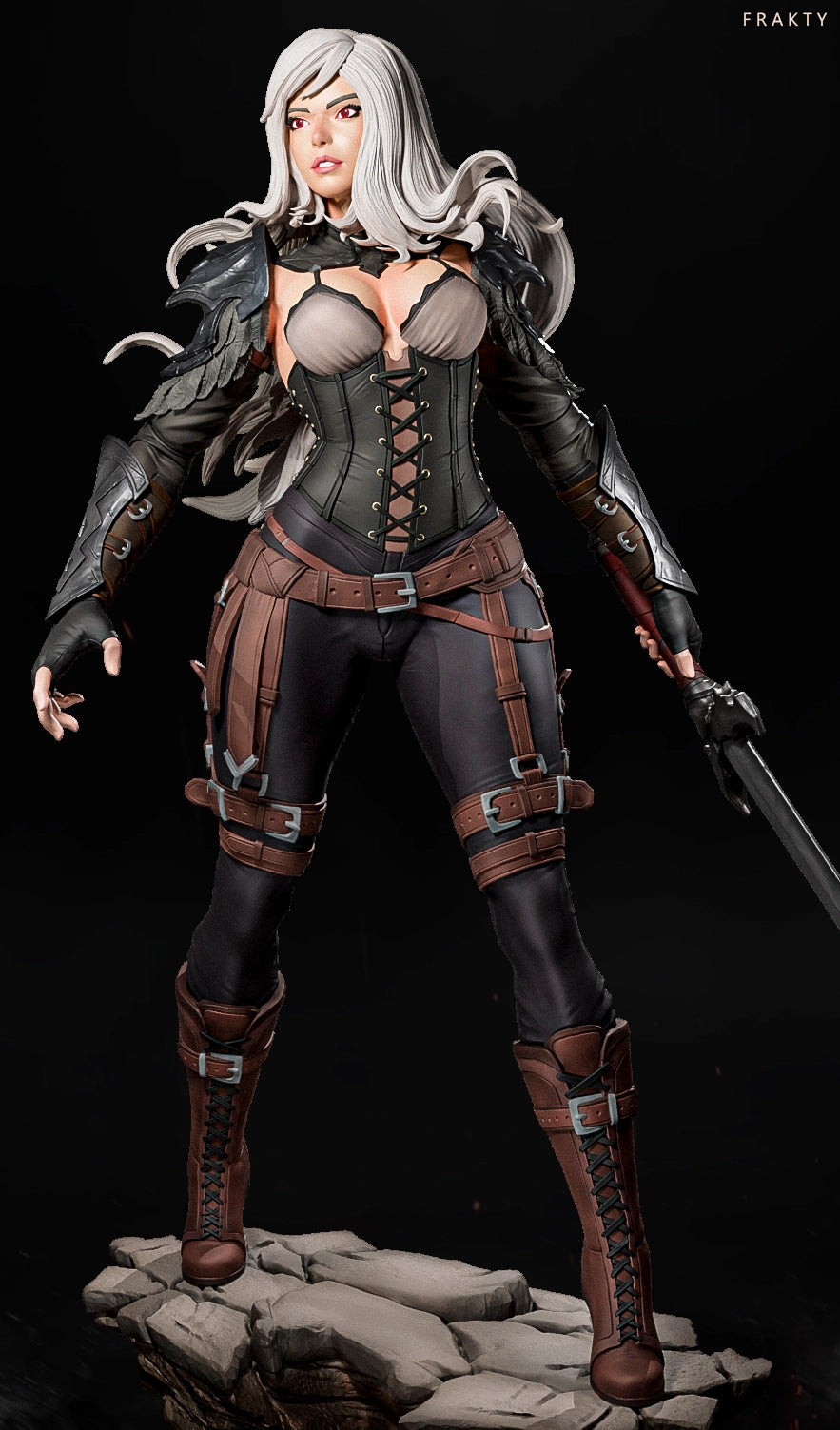 Luis Donaldo Meza - Fantasy Warrior #9.2 - 80mm Pin Up/Figure/Model/Diorama