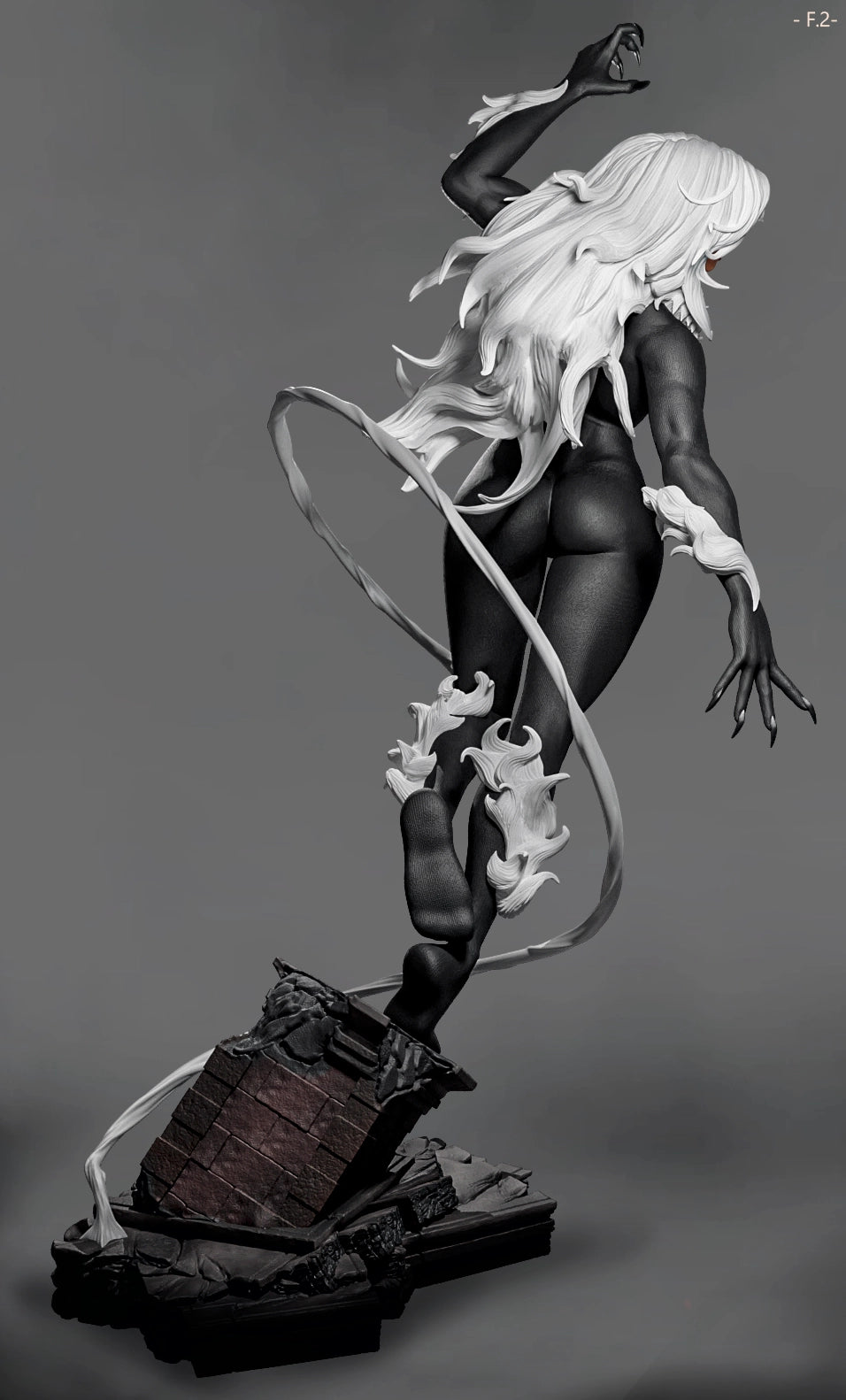 Luis Donaldo Meza - New Heros - Black Cat - 80mm Pin Up/Figure/Model/Diorama