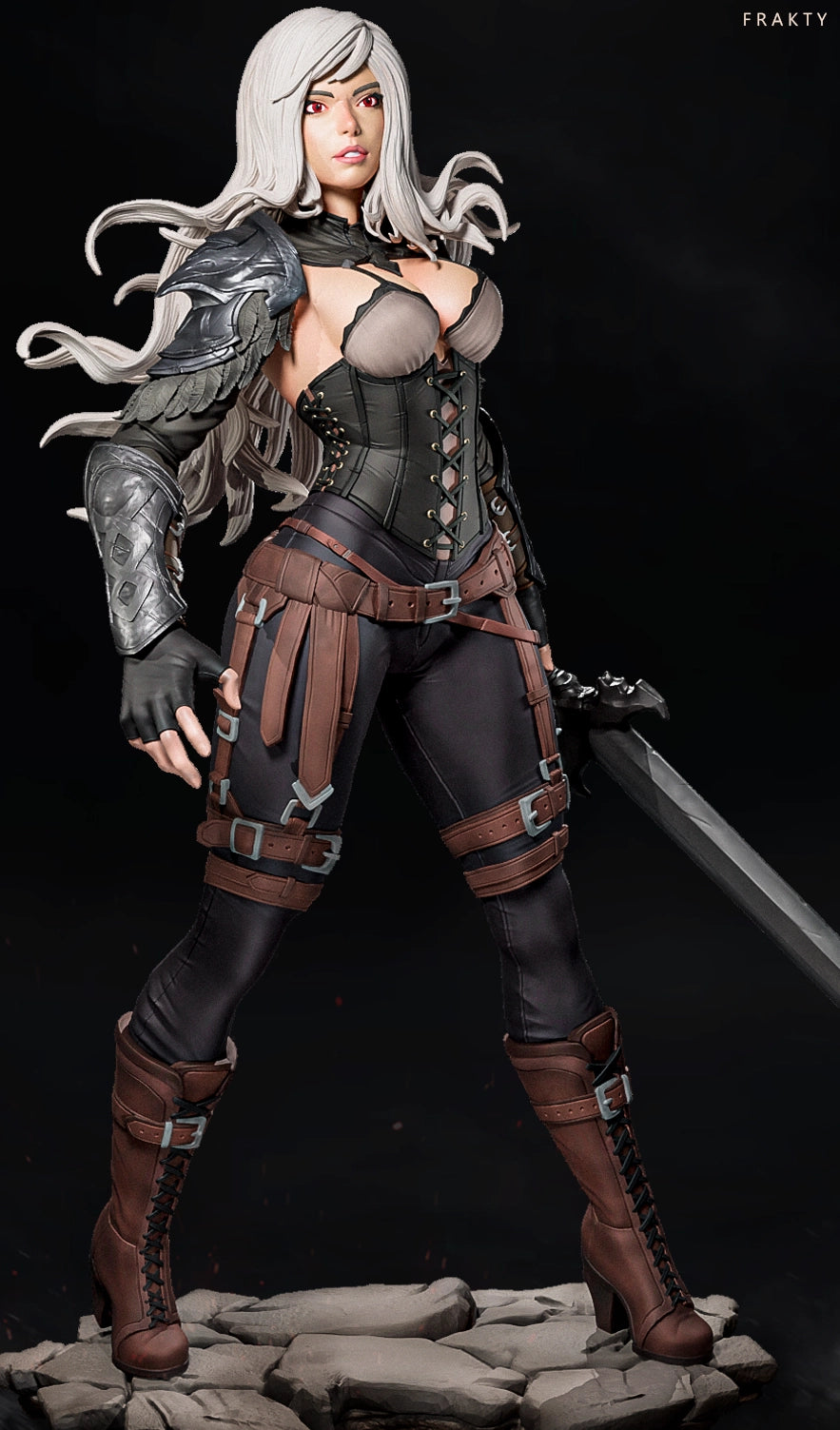 Luis Donaldo Meza - Fantasy Warrior #9.2 - 80mm Pin Up/Figure/Model/Diorama