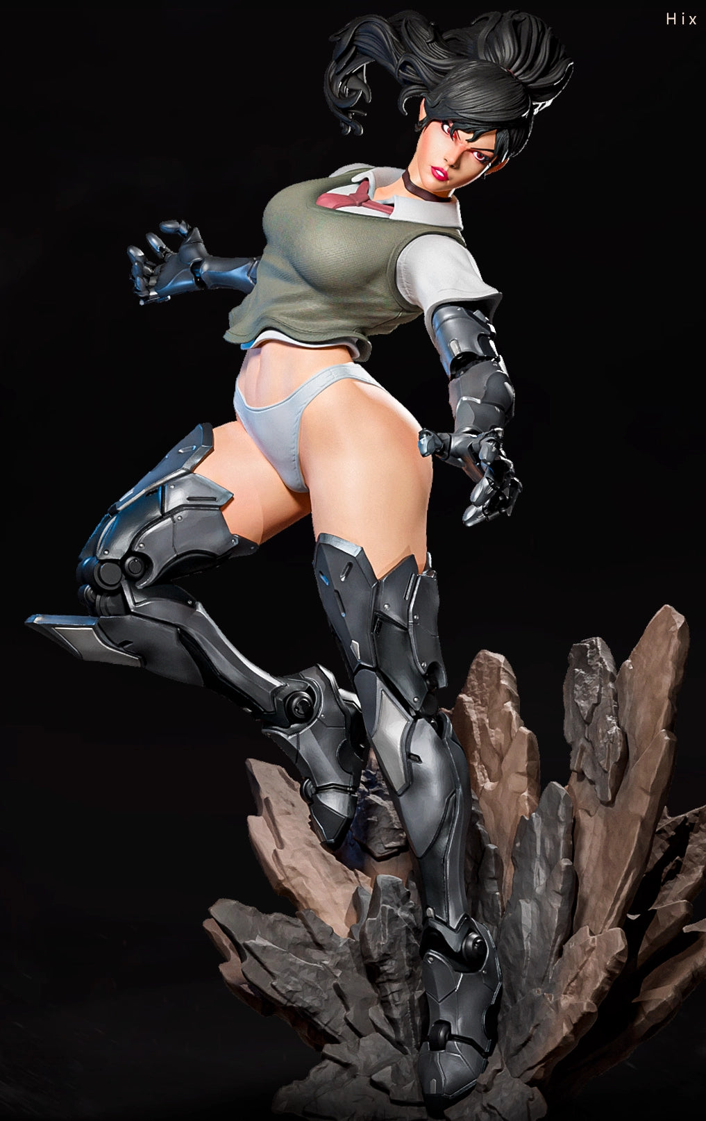 Luis Donaldo Meza - Future Warrior #2.2 - 80mm Pin Up/Figure/Model/Diorama