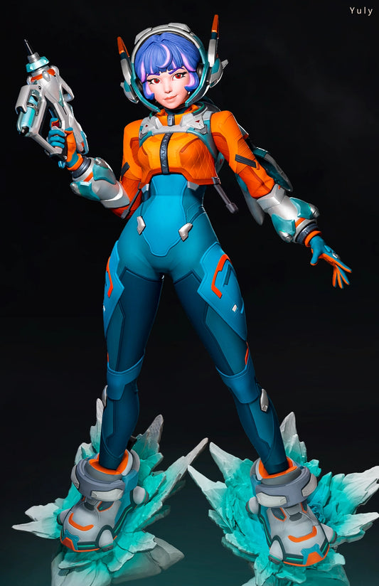 Luis Donaldo Meza - Future Warrior #3.3 - 80mm Pin Up/Figure/Model/Diorama