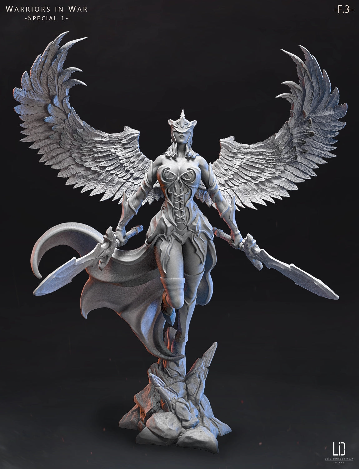 Luis Donaldo Meza - Warriors In War #1.3 - 80mm Pin Up/Figure/Model/Diorama