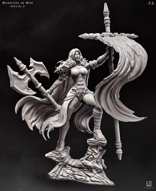 Luis Donaldo Meza - Warriors In War #2.3 - 80mm Pin Up/Figure/Model/Diorama