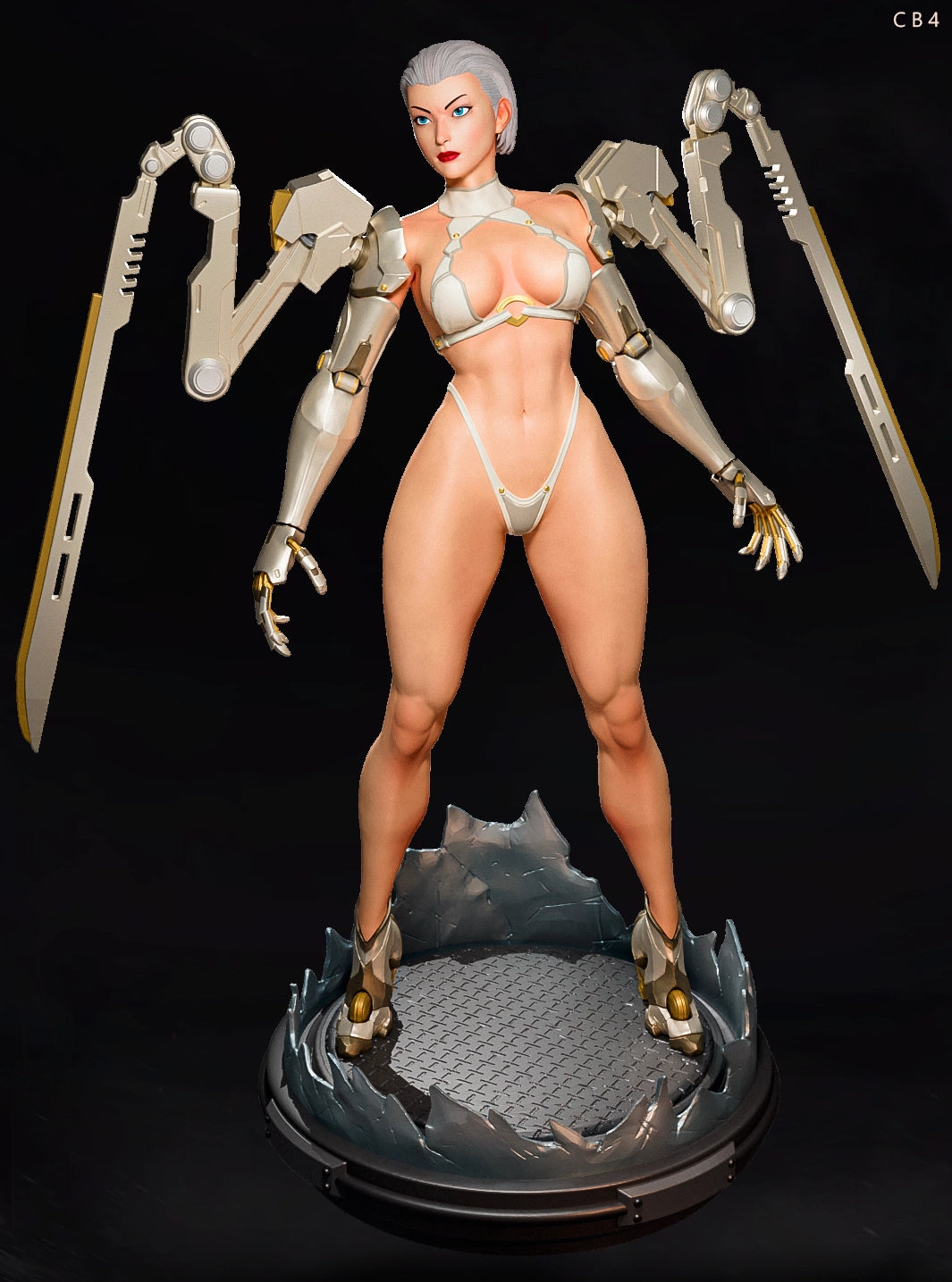 Luis Donaldo Meza - Future Warrior #2.3 - 80mm Pin Up/Figure/Model/Diorama