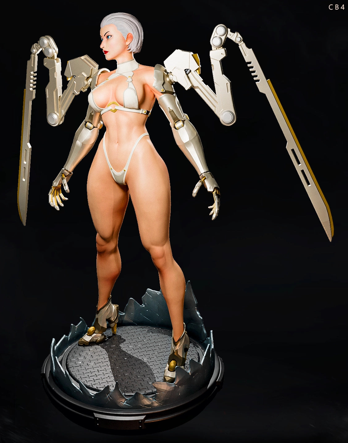 Luis Donaldo Meza - Future Warrior #2.3 - 80mm Pin Up/Figure/Model/Diorama