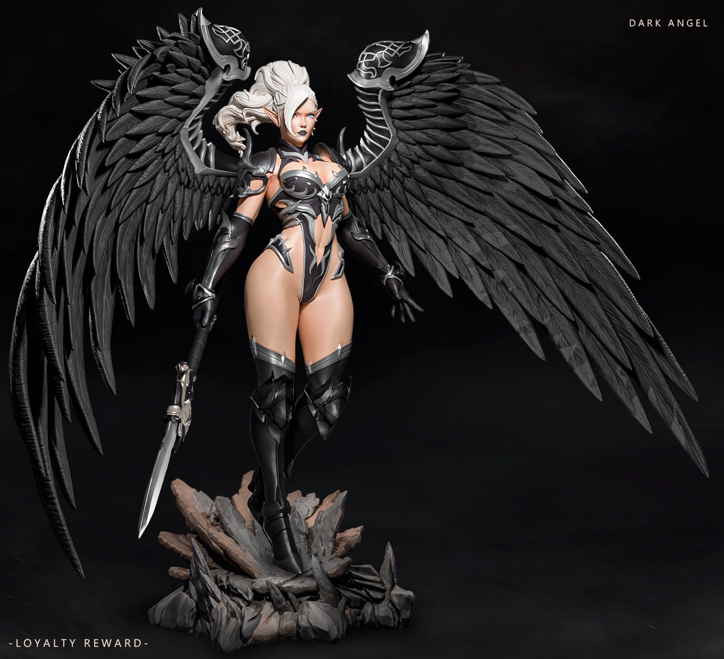 Luis Donaldo Meza - Fantasy Warrior #8.4 - 80mm Pin Up/Figure/Model/Diorama