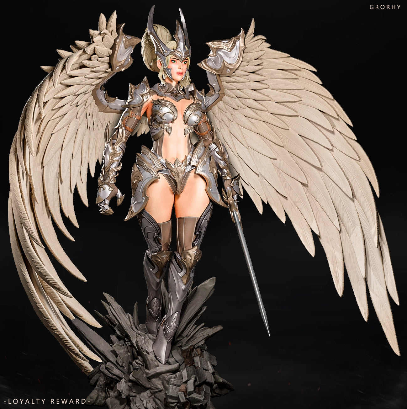 Luis Donaldo Meza - Fantasy Warrior #9.4 - 80mm Pin Up/Figure/Model/Diorama