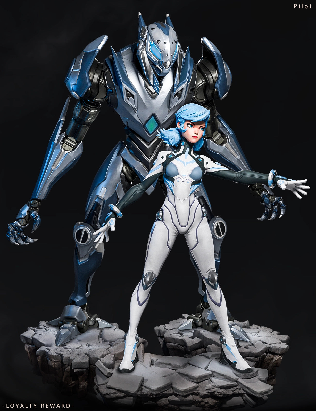 Luis Donaldo Meza - Future Warrior #3.4 - 80mm Pin Up/Figure/Model/Diorama