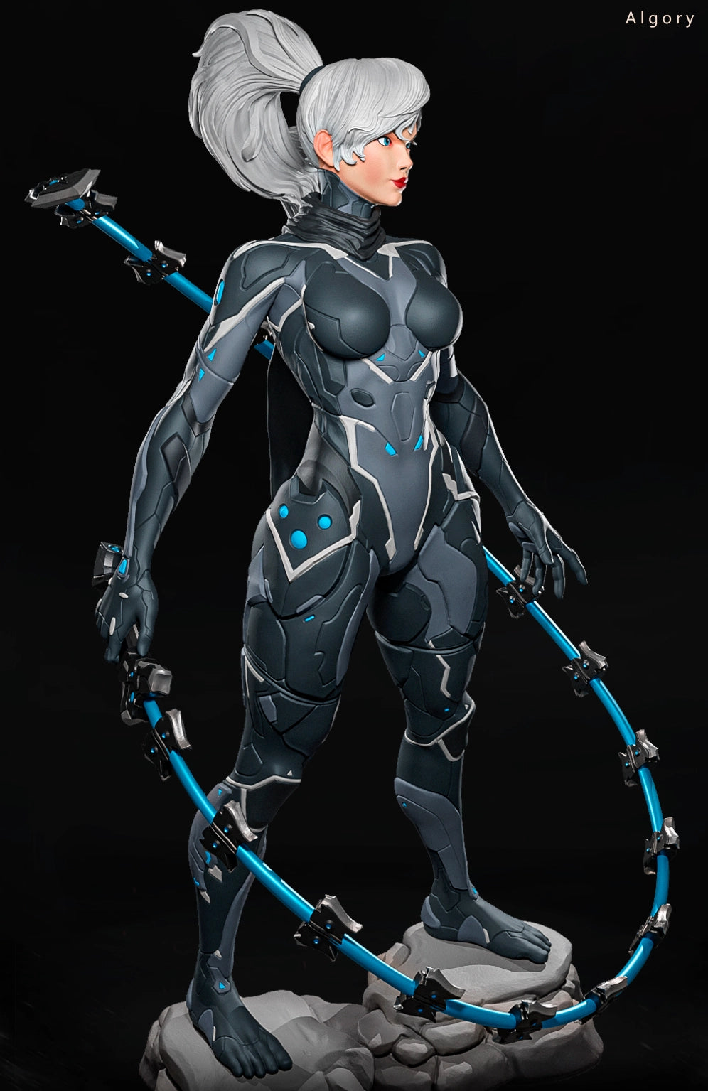 Luis Donaldo Meza - Future Warrior #2.4 - 80mm Pin Up/Figure/Model/Diorama