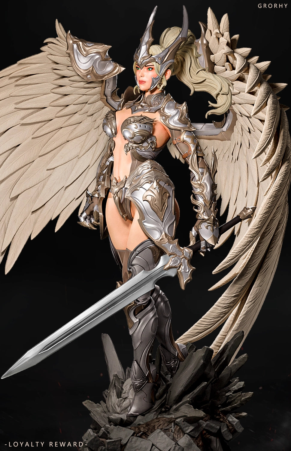 Luis Donaldo Meza - Fantasy Warrior #9.4 - 80mm Pin Up/Figure/Model/Diorama