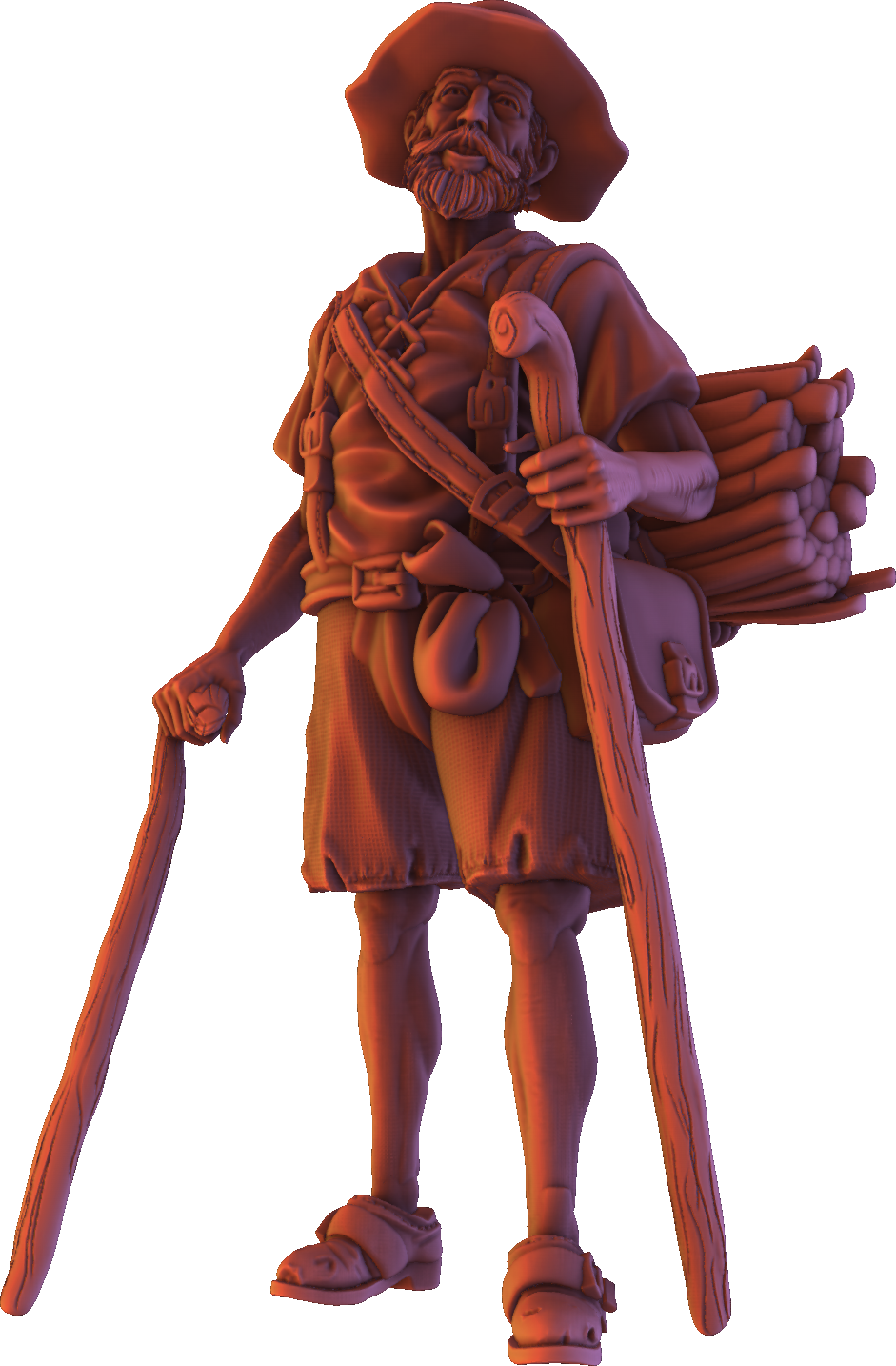 Forged Path - Willowbrook Underworld - Farmer - DnD/TTRPG Figure/Miniature