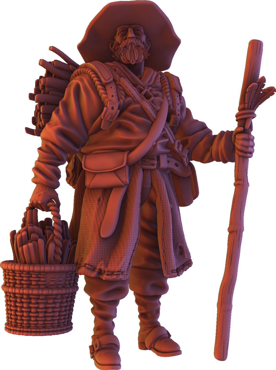 Forged Path - Willowbrook Underworld - Farmer - DnD/TTRPG Figure/Miniature