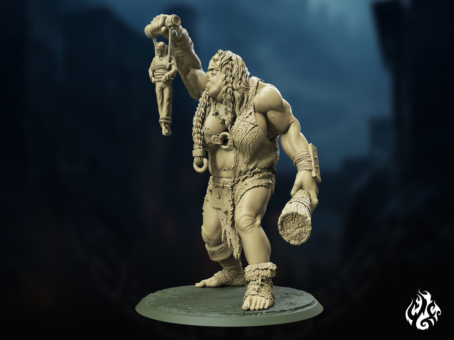 Crippled God Foundry - Hill Giant #1 - DnD/TTRPG Figure/Miniature