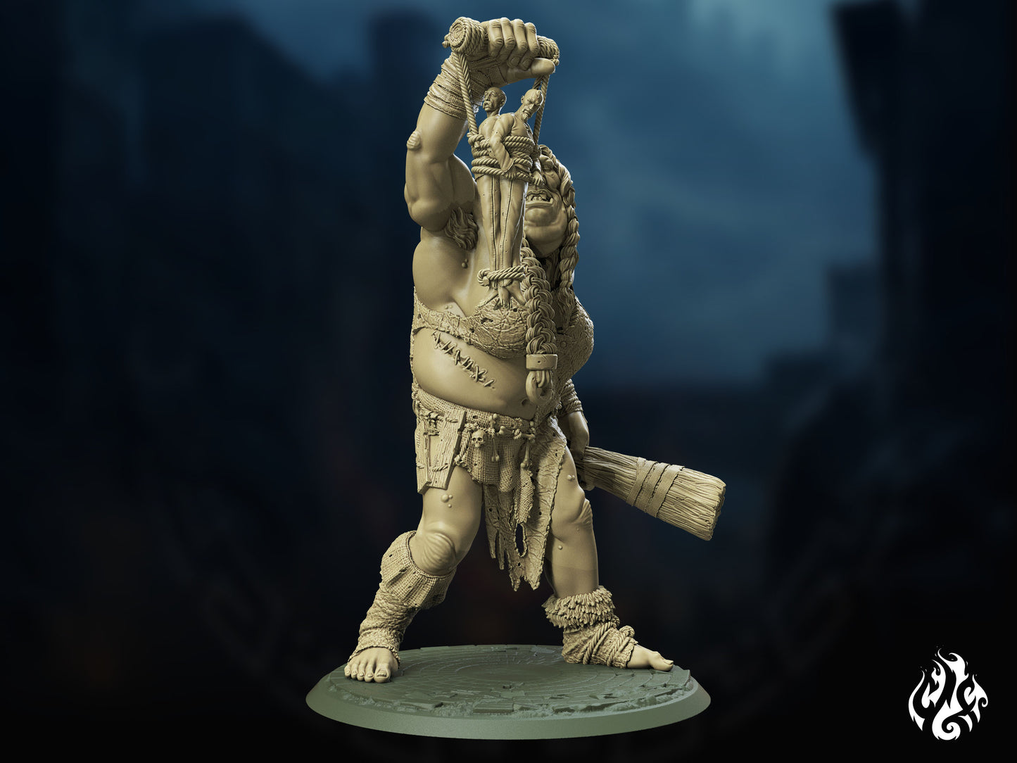 Crippled God Foundry - Hill Giant #1 - DnD/TTRPG Figure/Miniature