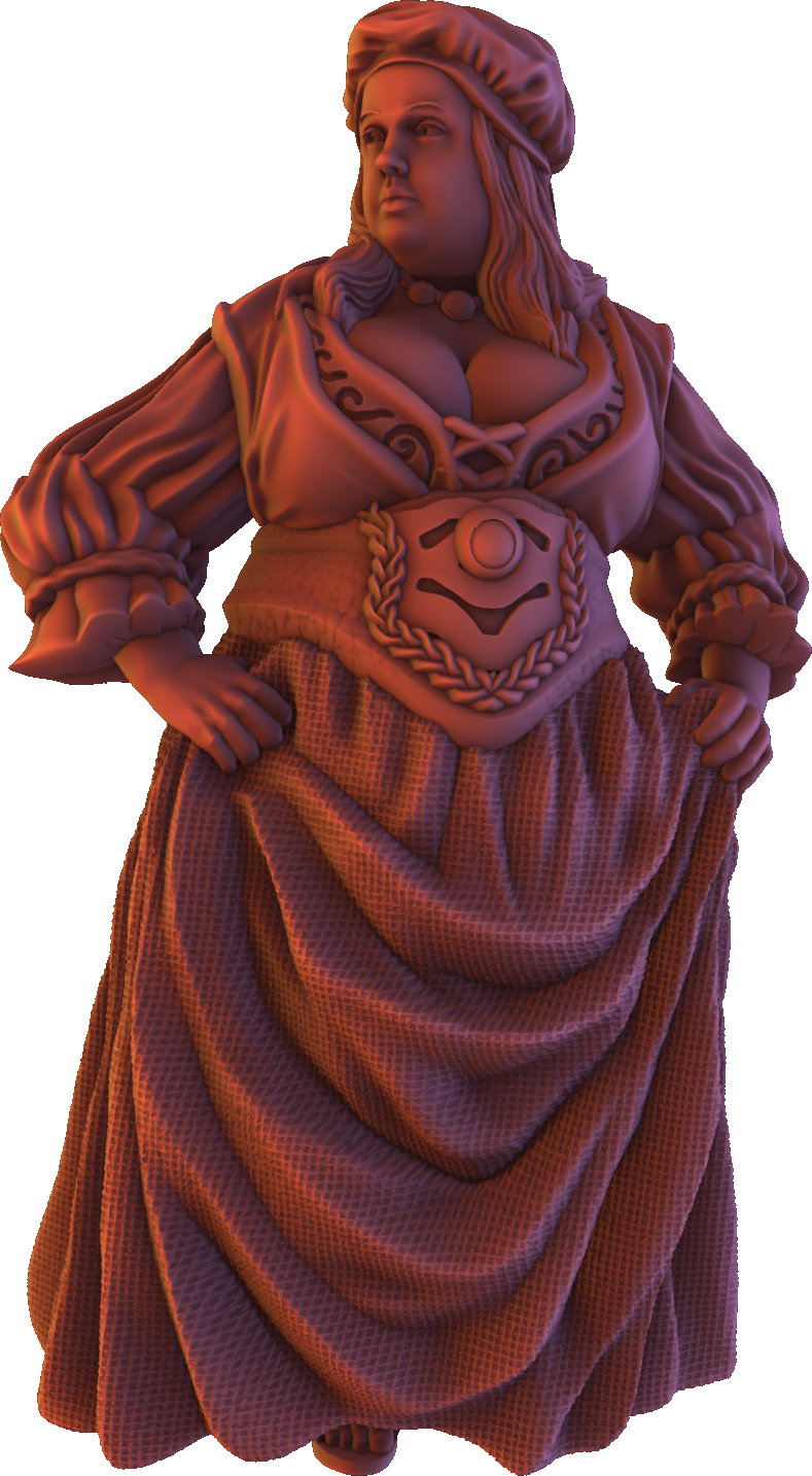 Forged Path - Willowbrook Village - Tavern Patronress - DnD/TTRPG Figure/Miniature