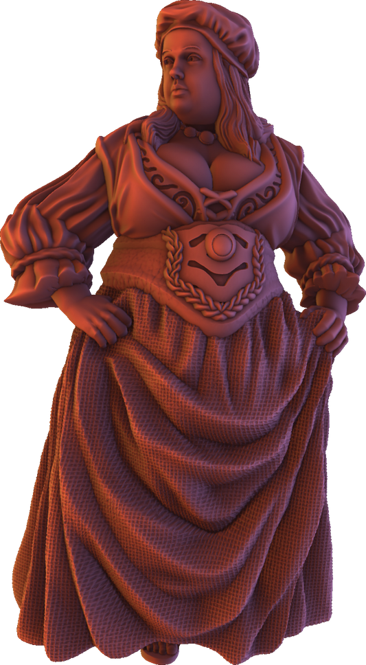 Forged Path - Willowbrook Village - Tavern Patronress - DnD/TTRPG Figure/Miniature